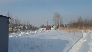 Самодельный гусеничный вездеход по глубокому снегу