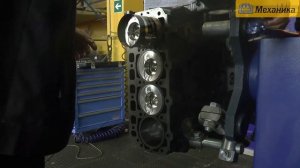 Сборка двигателя Yanmar 4TNV106