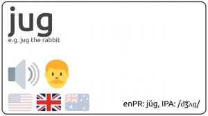How to pronounce jug in english?
