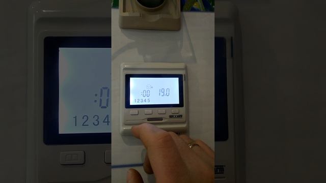 Настройка терморегулятора электрического тёплого пола