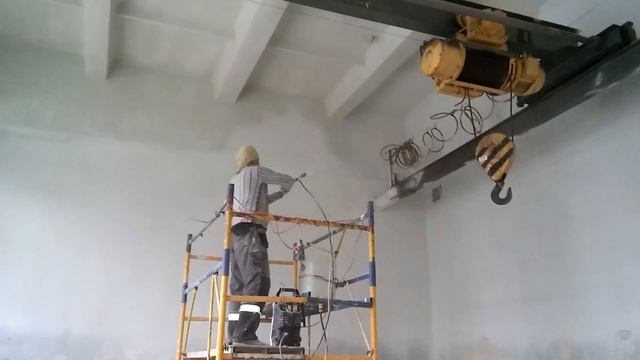 Покраска потолка из минимойки 100 метров за 10 минут смотреть онлайн