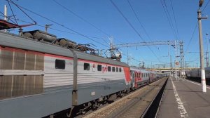 ЧС6-025. С фирменным поездом №003А "Экспресс" сообщением: Санкт - Петербург - Москва.