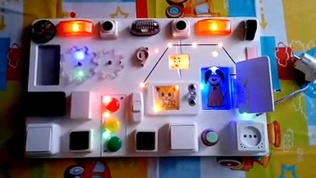 Бизиборд свет звук вибро Busyboard смотреть онлайн