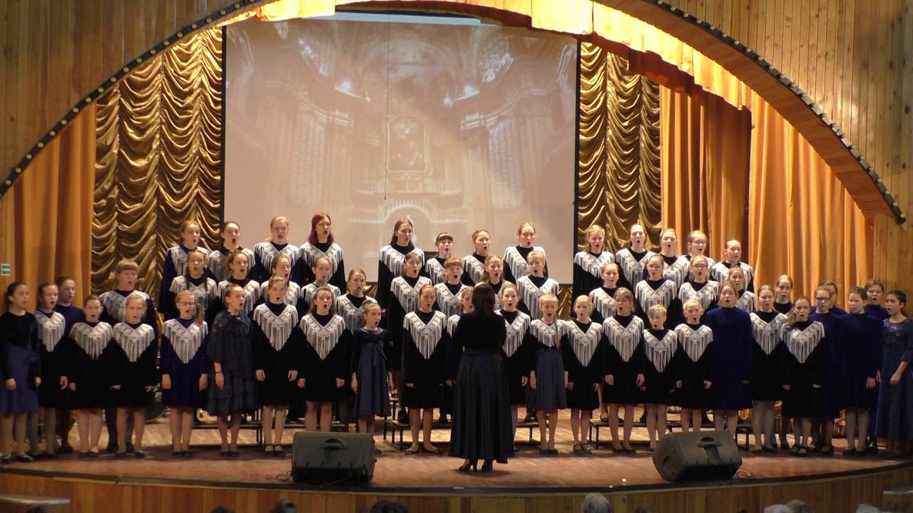 Кемерово. Центральная детская школа искусств. Хор "Юность". Л. Делиб. "Gloria"