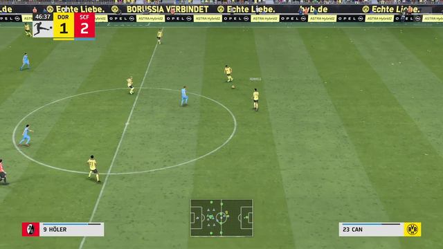 Borussia Dortmund v SC Freiburg - FIFA 22 Gameplay - Bundesliga - Latest Line-Ups смотреть онлайн