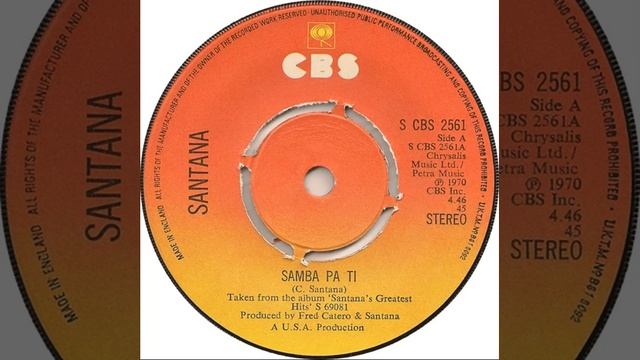 UK New Entry 1974 (211) Santana - Samba Pa Ti смотреть онлайн