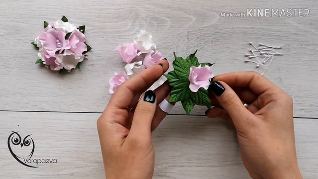 Меня Покорили эти Цветочки ♥️ Простой способ сделать цветы из фоамирана смотреть онлайн