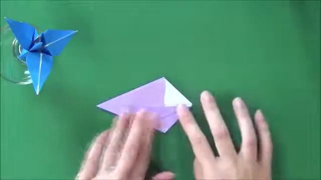 Цветок.Ирис японский.Оригами. смотреть онлайн