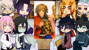 Hashiras react to Tomioka Giyuu as a boycott | Demon Slayer | Gacha Club