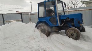 Чуть не угробил трактор ради просмотров:)  Homemade tractor