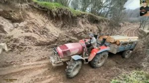 КАК И ЧЕМ ВОЗЯТ ДРОВА В РАЗНЫХ СТРАНАХ МИРА #1 / TRANSPORTATION OF FIREWOOD IN DIFFERENT COUNTRIES