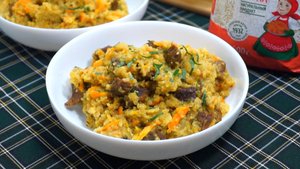 Плов с ячневой крупой, мясом и овощами - рецепт от Алейки