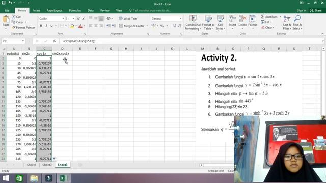 CARA MEMBUAT PERSAMAN DAN GRAFIK DI MICROSOFT EXCEL 2016 FPK UNRI смотреть онлайн