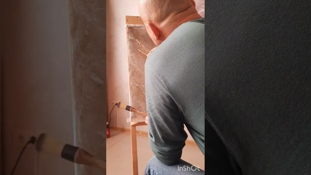 венецианская штукатурка. срез камня.