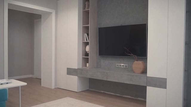 СВЕТЛАЯ, уютная квартира 91,4 м2 С РАЗБОРОМ ПЛАНИРОВКИ, часть 1: Прихожая и Кухня-гостиная. РМ #2