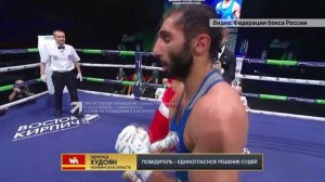 Эдмонд Худоян стал пятикратным чемпионом России по боксу