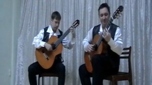 П. Белинатти. "Джонго". Исполняет дуэт гитаристов "Торнадо"