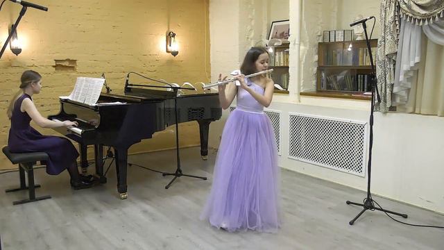 А.Самонов, Соната для флейты и фортепиано, 3 ч. Шубина Евгения(флейта), Евгения Кудоя(фортепиано) смотреть онлайн