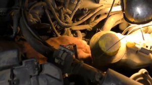 Volkswagen Polo замена корпуса термостата