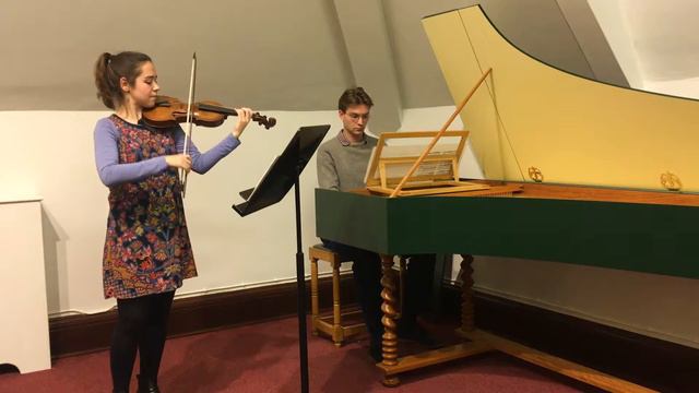 Rebecca Bell Corelli Sonata No 1 Mov 1 смотреть онлайн