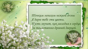 Дарите ландыши любимым. Стихи разных поэтов о ландышах.
