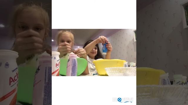 Не выбирай питьевой йогурт Actimel и Имунеле слайм челлендж. смотреть онлайн