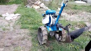 Посадка картофеля, мотоблок нева МБ 2