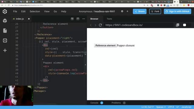 ReactJS #157 - Исследовал react-popper смотреть онлайн
