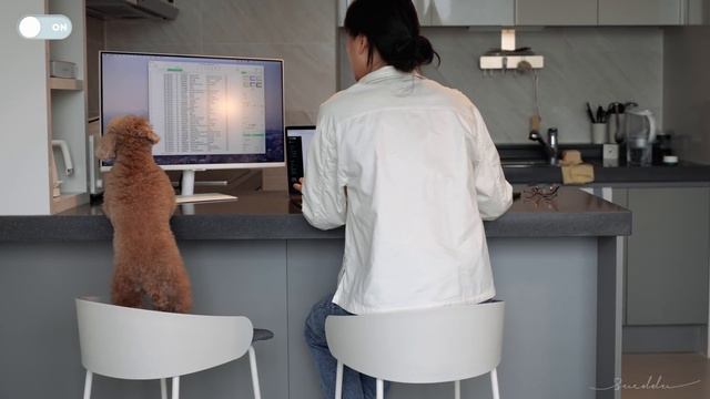 A freelancer's 'On Duty&Off Duty' at home (feat. Samsung Smart Monitor)