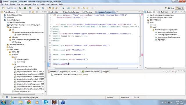 tutorial 37 java Spring MVC for Beginners 2 смотреть онлайн