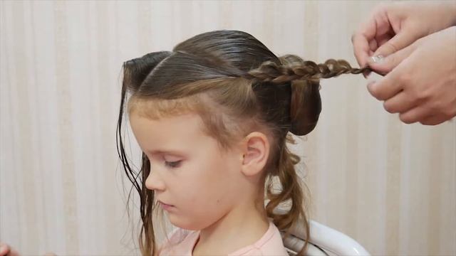 Простые прически с Китти: прическа элегантный пучок | Волшебница Китти смотреть онлайн