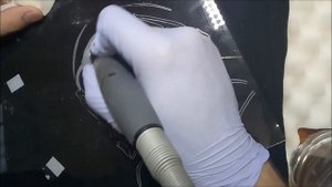 Ручная гравировка по стеклу(#2) Леон