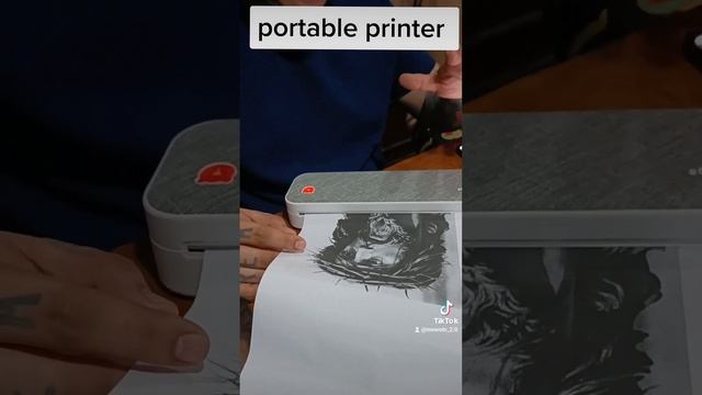 portable printer #mewotv #portableprinter #tattoo смотреть онлайн