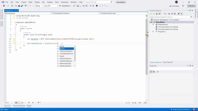 Create a .NET for Apache Spark Project | Learn .NET for Apache Spark Part 2 смотреть онлайн