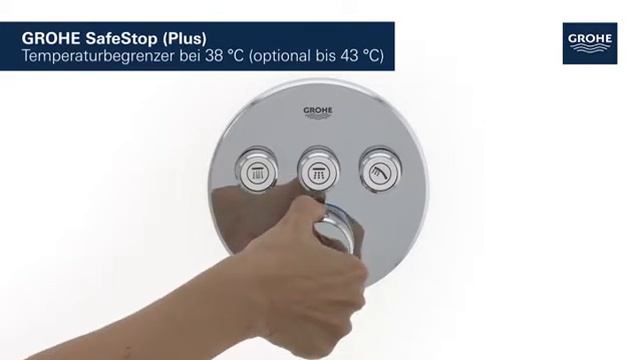 29121000 SmartControl Термостат для душа/ванны с 3 кнопками, накладная панель смотреть онлайн