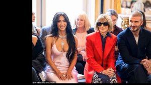 Is this the moment Anna Wintour snubbed Kim Kardashian during Victoria Beckham's Paris fashion show