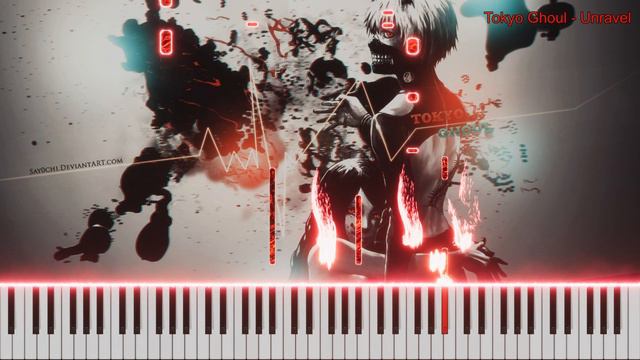 Tokyo Ghoul - UNRAVEL (Piano Cover) смотреть онлайн