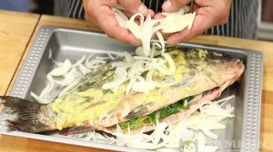 Карп в соли в духовке