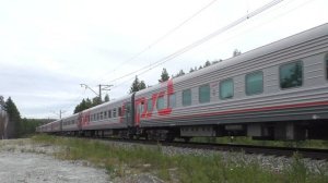 ЭП2К-047 с пассажирским поездом Волгоград — Нижневартовск