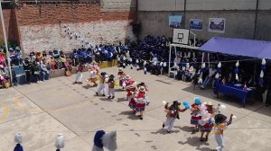 Danza Pastorcitos de Pantaq, representado por el 2do B del colegio Valentín Paniagua Corazao