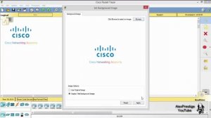 Cisco Packet Tracer ¿Cómo Cambiar el fondo y colocar imagen personalizada? TUTORIAL