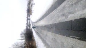 катание на роликах зимой часть 1