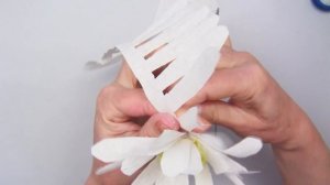 Ромашка из гофрированной бумаги - Ромашка из бумаги. DIY. Простые поделки DIY
