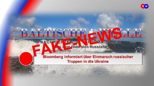Bloomberg informiert über Einmarsch russischer Truppen in die Ukraine