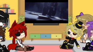FNaF 1 + Puppet reaction on Afton Family The Story by @gvs_studio ФНаФ 1+Марионетка реагируют