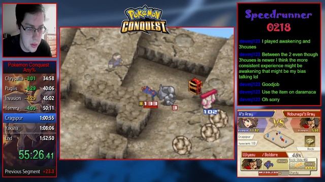 Pokemon Conquest Any% Passwords 1:48:34 FORMER WORLD RECORD смотреть онлайн