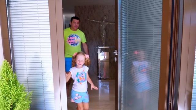 Настя и папа - весёлая история для детей про двойняшек смотреть онлайн