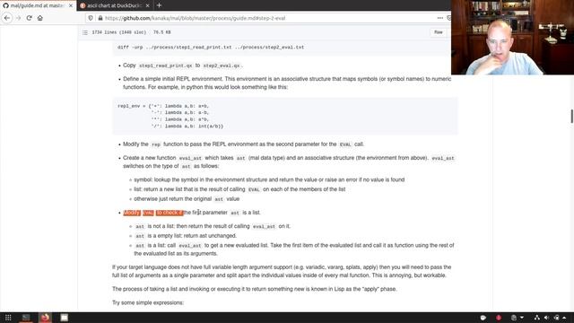 EVALUATE FUNCTIONS AND ADD NUMBERS | Make a Lisp in C++ (mal) | Step 2a смотреть онлайн