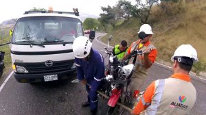 Колумбия [6 серия] — Илья Бондарев попал в аварию на мотоцикле