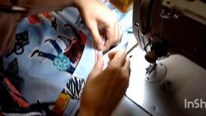 ШЬЁМ ВОРОТНИК НА ШЁЛКОВОЙ БЛУЗКЕ. Sew a collar on a silk blouse